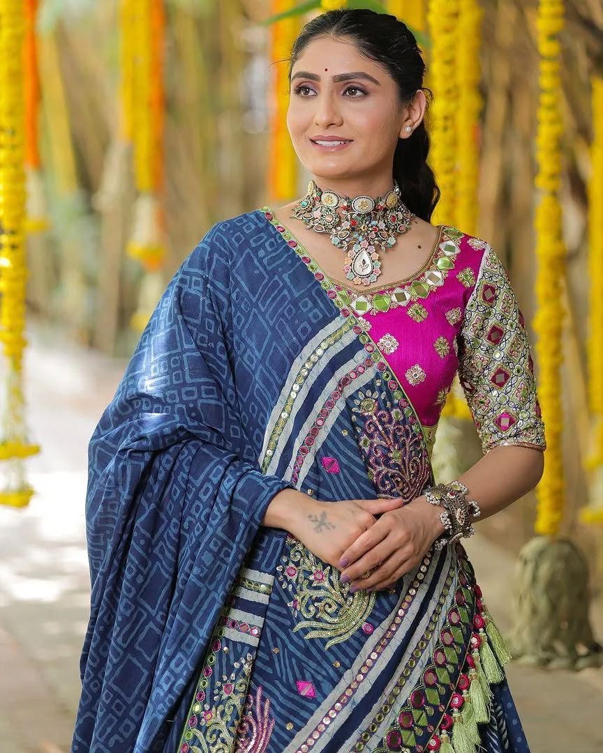 ❤️💐PRESENTING NEW *NAVRATRI SPECIAL* DESIGNER PRINTED LAHENGA CHOLI💐❤️