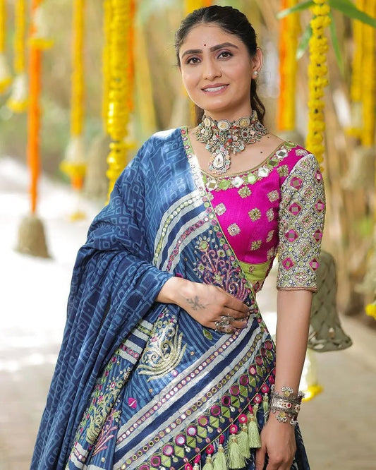 ❤️💐PRESENTING NEW *NAVRATRI SPECIAL* DESIGNER PRINTED LAHENGA CHOLI💐❤️