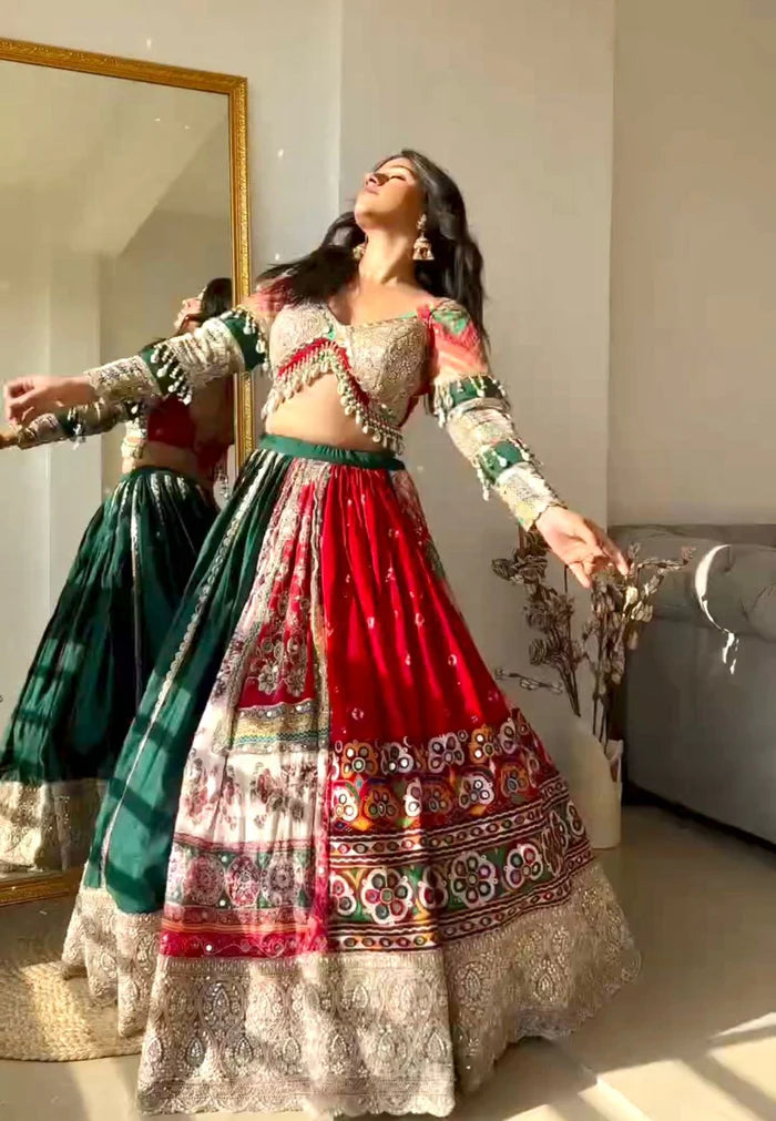 Presenting New Navratri Special Designer Printed Lehenga Choli