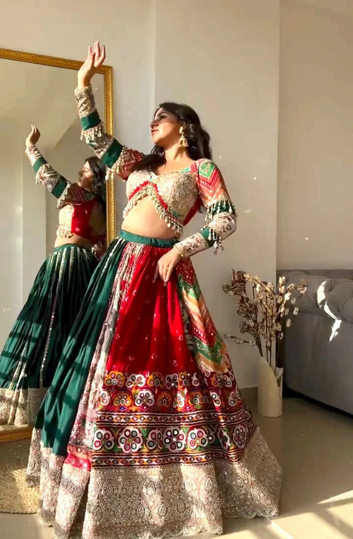 Presenting New Navratri Special Designer Printed Lehenga Choli