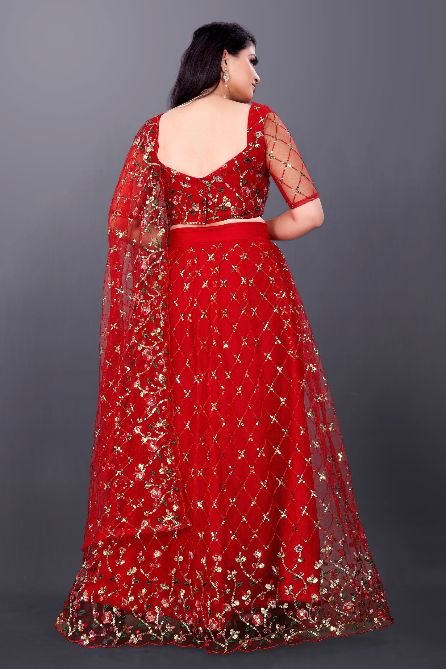 New Party Wear Sequance Lehenga Choli Full Heavy & Fancy Color Full Sequence Work In Lehenga Choli With Beautiful Sequance Worked Blouse.