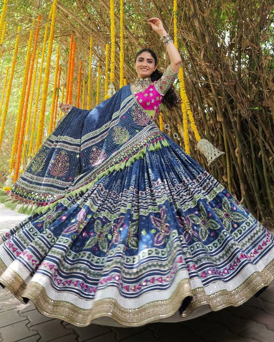 ❤️💐PRESENTING NEW *NAVRATRI SPECIAL* DESIGNER PRINTED LAHENGA CHOLI💐❤️
