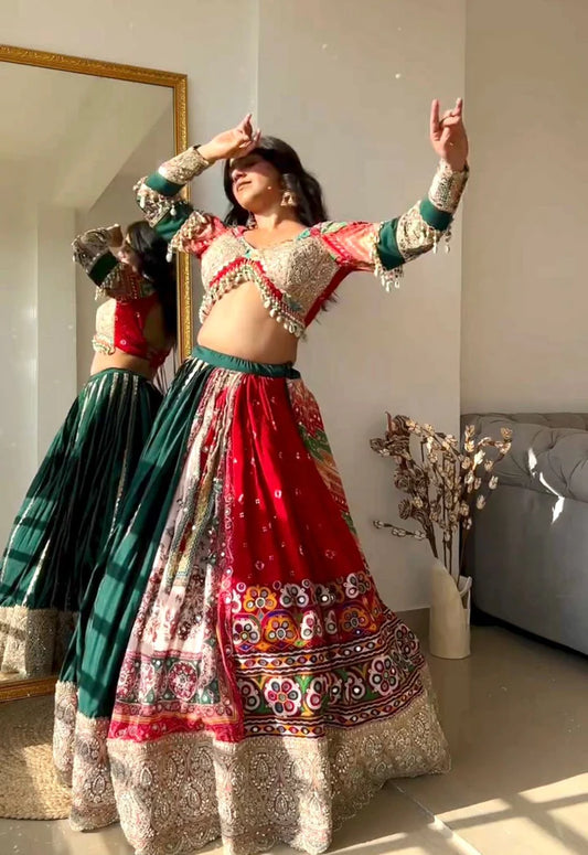Presenting New Navratri Special Designer Printed Lehenga Choli